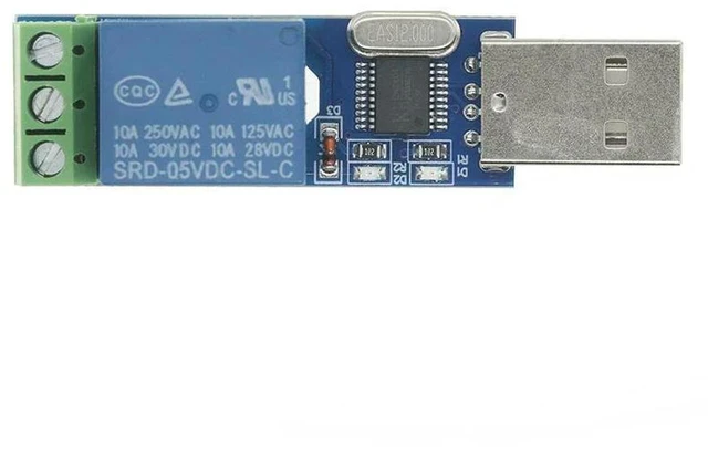 Alt view image 2 of 3 - LCUS-1 USB Relay Control Module PC Serial Port Electronic Load Switch Intelligent USB Control Converter PCB Board Computer Software On/Off Relay Controller for Automation Testing and DIY Projects