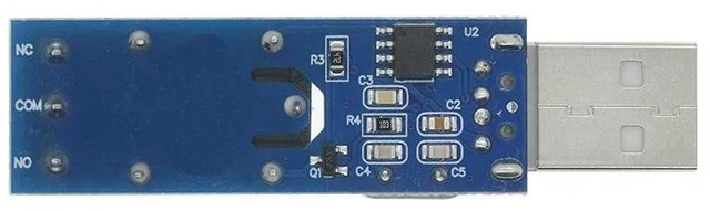 Alt view image 3 of 3 - LCUS-1 USB Relay Control Module PC Serial Port Electronic Load Switch Intelligent USB Control Converter PCB Board Computer Software On/Off Relay Controller for Automation Testing and DIY Projects