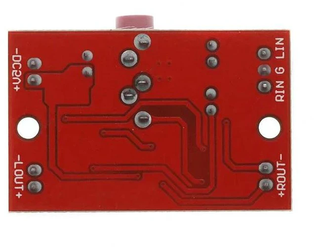 Alt view image 2 of 3 - LM4863 Stereo Audio Amplifier Board DC5V 3W+3W Dual Channel HIFI Power Amp Module 4-8 Speaker Load with Built-in Battery Charger Circuit for DIY Portable Speakers and Small Audio Projects