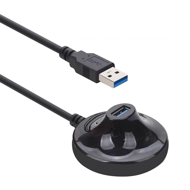 Alt view image 6 of 8 - The base of the USB3.0 extension cable is equipped with a magnetic ring and double shielding for high-speed expansion of the interface for connecting a computer to a USB flash drive and a mouse