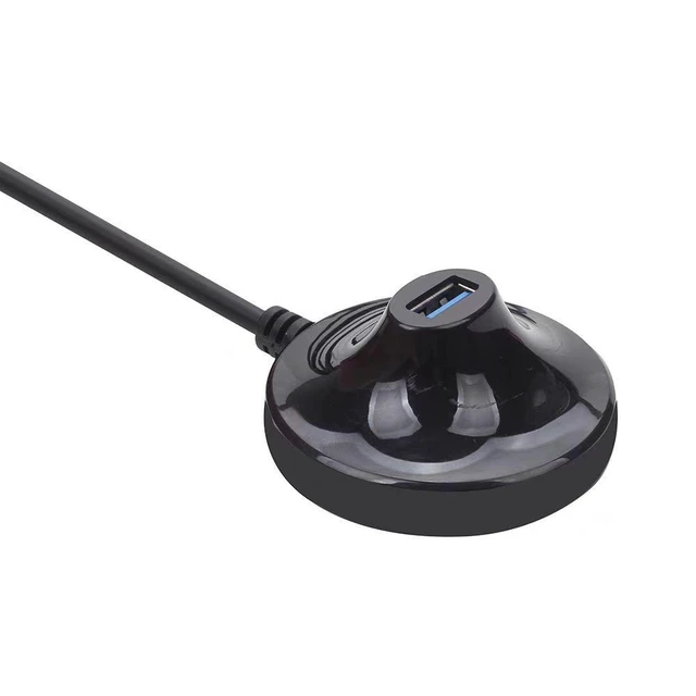Alt view image 8 of 8 - The base of the USB3.0 extension cable is equipped with a magnetic ring and double shielding for high-speed expansion of the interface for connecting a computer to a USB flash drive and a mouse