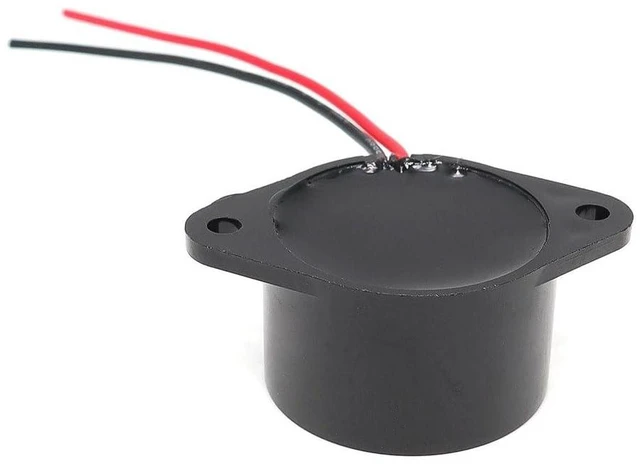 Main image of 2616 Waterproof Active Piezoelectric Buzzer 12V Operating Voltage 2800Hz Frequency 35mA Operating Current Wired High Decibel Alarm Sounder with Cable PBT Construction Continuous Beep 26x16mm 5pcs