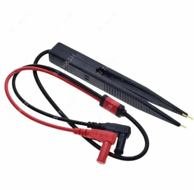 Main image of VEJ30 P18 0.47 SMD SMT Test Tweezer Probe Multimeter Measuring Probe and Test Lead Clip for Resistance Capacitance Diode Testing Surface Mount Component Measurement Electronic Repair