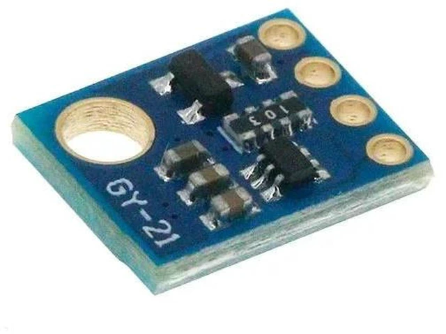 Main image of GY-21 HTU21D Digital Temperature Humidity Sensor Module High Precision I2C IIC Breakout Board 3.3V Environmental Monitoring Module for Weather Station Humidor Control and Greenhouse Monitoring