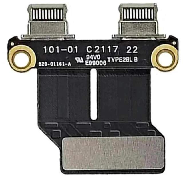 Main image of USB-C DC Power Jack Flex Cable USB-C Power I/O Board Replacement Charging and Data Transfer Port Repair Part 820-01161-A/821-01658-A Compatible with MacBook Air 13 Inch A1932/A2179/A2337