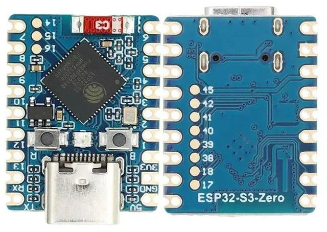 Main image of ESP32-S3-Zero Mini Development Board ESP32-S3 Wireless MCU Board with Xtensa LX7 Dual-Core 240MHz 2.4GHz Wi-Fi Bluetooth 5 LE USB Type-C 4MB Flash 2MB PSRAM