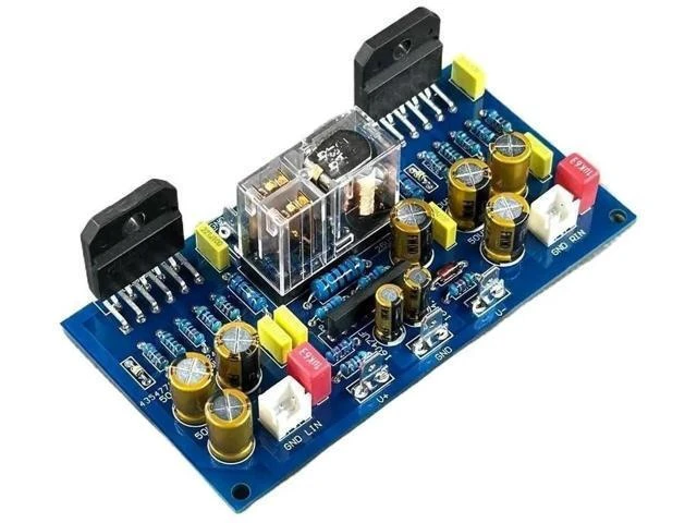 Alt view image 6 of 6 - LM3886TF 68W+68W Dual Channel Audio Amplifier Board HiFi Stereo Power Amplifier Module Stereo Sound Circuit Board with Speaker Protection Audio Power Circuit