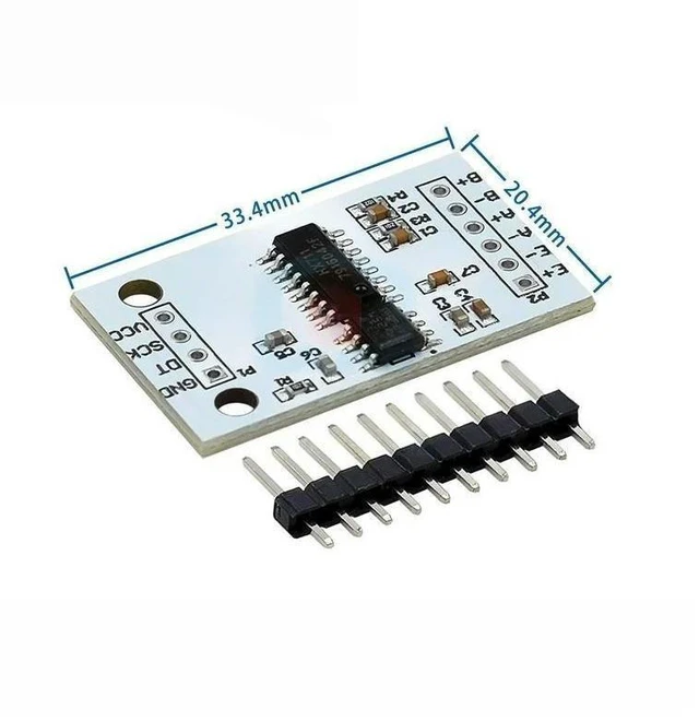 Main image of HX711 24-Bit ADC Module Dual-Channel Weighing Sensor Interface 24-Bit Analog-to-Digital Converter Board with On-Board TL431 External Reference Voltage for Weight Measurement