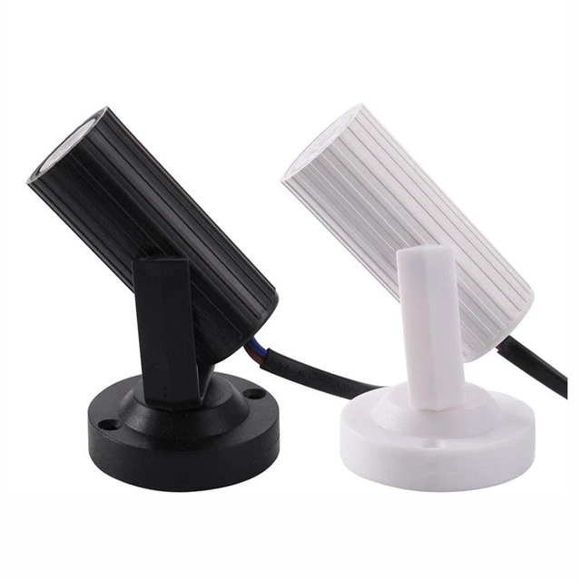 Alt view image 3 of 4 - Mini LED Stage Light Portable White Spotlight Lamp Compact Disco Atmosphere Night Light Indoor Accent Lighting for KTV Bar Bedroom Game Room Party Decor Black Casing