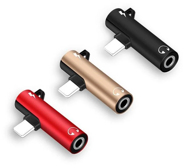 Alt view image 4 of 5 - 2-in-1 Type-C to 3.5mm Audio Adapter Type-C Headphone Converter with Charging Port Aluminum Alloy Dual-Port Audio Adapter for HD Music Gaming Voice Chat and Phone Calls Black