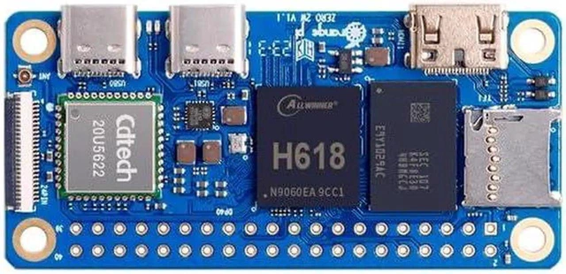 Main image of Orange Pi Zero 2W 2GB LPDDR4 Single Board Computer Allwinner H618 Quad-Core Cortex-A53 Development Board 16MB SPI Flash Wi-Fi 5 & Bluetooth 5.0 Micro HDMI Android 12 TV/Debian/Ubuntu