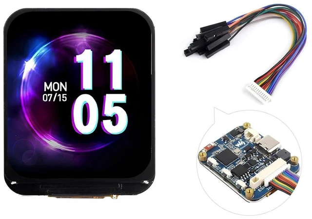Main image of ESP32-S3-LCD-1.69 Development Board 1.69inch IPS LCD Display 240x280 262K Color Micro Screen ST7789V2 SPI Communication Wi-Fi Bluetooth 5 LE Accelerometer Gyroscope Sensor