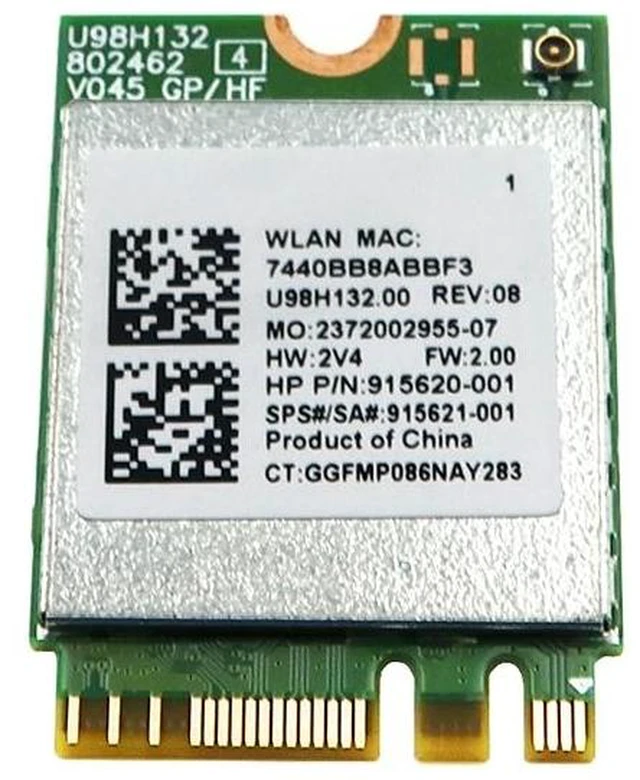 Alt view image 3 of 4 - RTL8821CE Realtek PCI-EXPRESS 802.11AC Wlan Bluetooth 4.2 Wifi Card 915620-001 Laptop Wireless Cards - Wifi