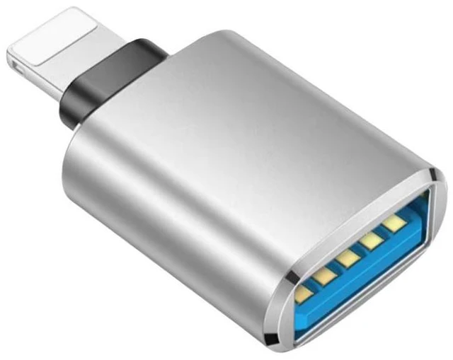 Main image of USB 3.0 to Lightning OTG Adapter USB-A Female to Lightning Male Flash Drive Converter iPhone/iPad Memory Expansion Connector iOS Data Transfer Accessory 5Gbps Plug and Play Portable