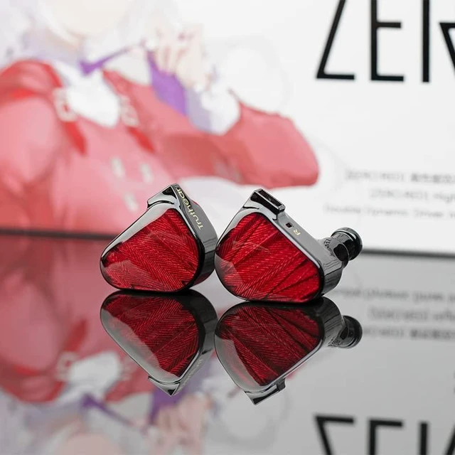 Alt view image 6 of 7 - ZERO:RED Dual Dynamic Driver In-Ear Headphones 10mm + 7.8mm Drivers 0.78 2-Pin Detachable Cable 3.5mm Wired Earphones 17.5 Ohm Impedance 117.5 dB Sensitivity Touch Control