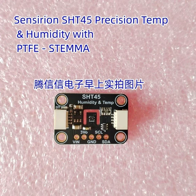 Main image of SHT45 6174 Precision Temperature and Humidity Sensor - Temperature and Humidity Measurement Sensor with PTFE - STEMMA QT / Qwiic Sensor Connection - Precision Temperature Humidity Measurement Sensor