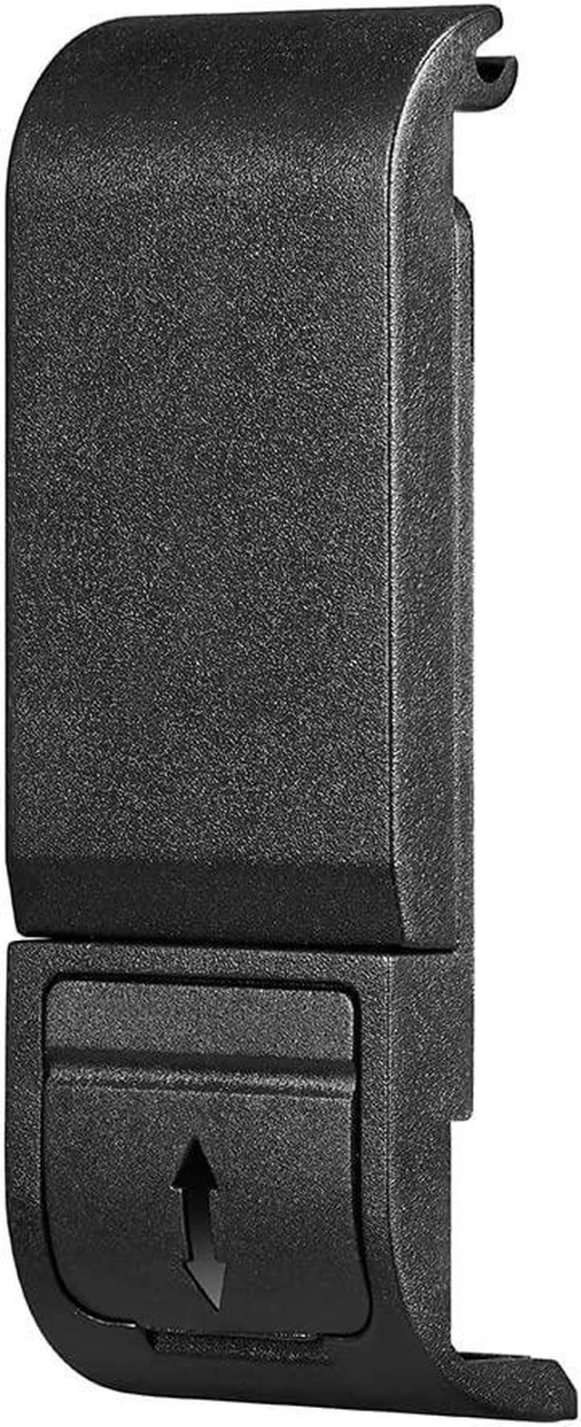 Alt view image 5 of 6 - Aluminium Alloy Replacement Battery Door Removable Side Cover CNC Metal Camera Door with Built-In EVA Foam Shockproof Protection One-Press Installation One-Button Removal For Hero 12/11/10/9 Black