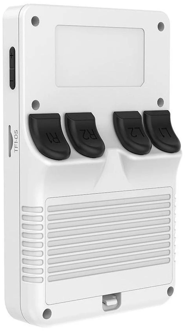 Alt view image 7 of 7 - R36S Retro Handheld Game Console Portable Video Game Player Linux Gaming Device with 3.5 Inch IPS OCA Screen 640 x 480 Resolution 128GB Pre-Installed Games Built-In 3500mah Battery White