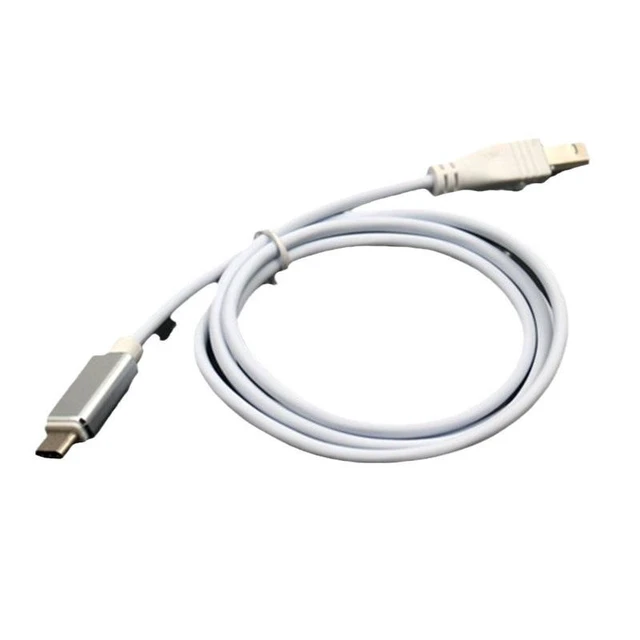 Alt view image 3 of 3 - USB-C to USB-B 2.0 Data Cable Type-C Peripheral Connection Lead Pure Copper Core PVC Jacket Stable Data Transmission Plug and Play Driver-Free Flexible Cable 40in