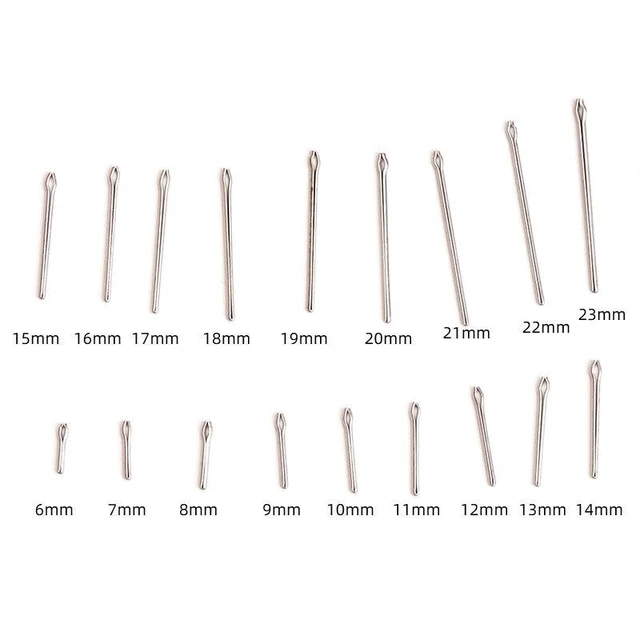 Alt view image 4 of 5 - Watch Spring Bar Pins Stainless Steel Watch Band Repair Kit Assorted 8mm-25MM Strap Link Pins for Metal Leather Silicone Bands Quartz Mechanical Smart Watches Replacement Accessories 144PCS