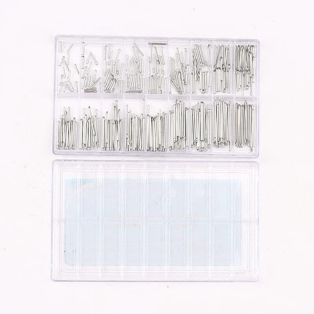 Alt view image 5 of 5 - Watch Spring Bar Pins Stainless Steel Watch Band Repair Kit Assorted 8mm-25MM Strap Link Pins for Metal Leather Silicone Bands Quartz Mechanical Smart Watches Replacement Accessories 144PCS