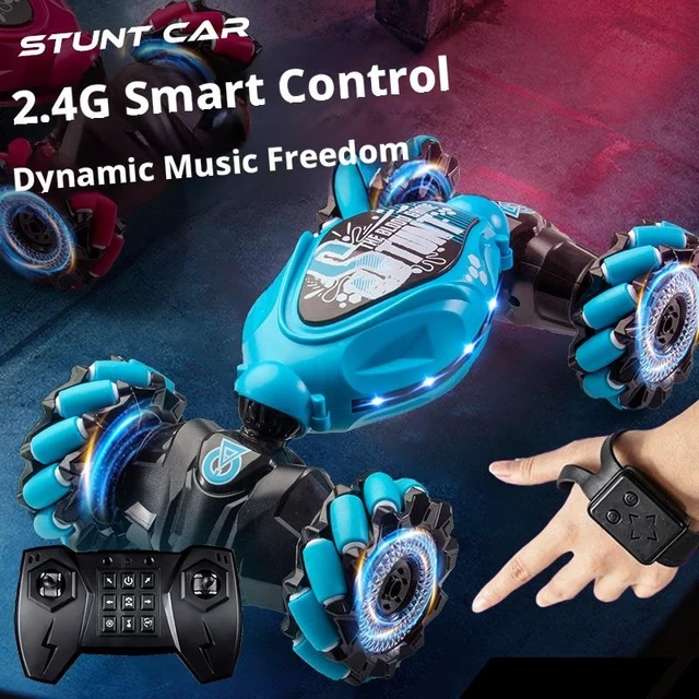 Alt view image 5 of 6 - Gesture Sensing RC Stunt Car Rechargeable 2-Sided Twist and Deformation Off-Road Drift Vehicle Remote Control Toy Car with 360° Rotation Double-Sided Driving Lighting Effects for Kids