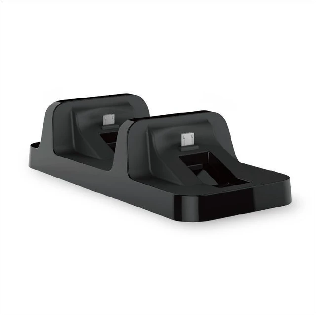 Alt view image 2 of 3 - TP4-002 Dual Wireless Controller Charging Dock Dual Slot Charging Stand USB Powered Charger for Sony PS4/PS4 Slim/PS4 Pro DualShock 4 Controllers Simultaneous 2-Controller Charging LED Indicators