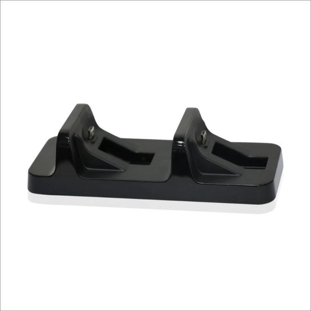 Alt view image 3 of 3 - TP4-002 Dual Wireless Controller Charging Dock Dual Slot Charging Stand USB Powered Charger for Sony PS4/PS4 Slim/PS4 Pro DualShock 4 Controllers Simultaneous 2-Controller Charging LED Indicators