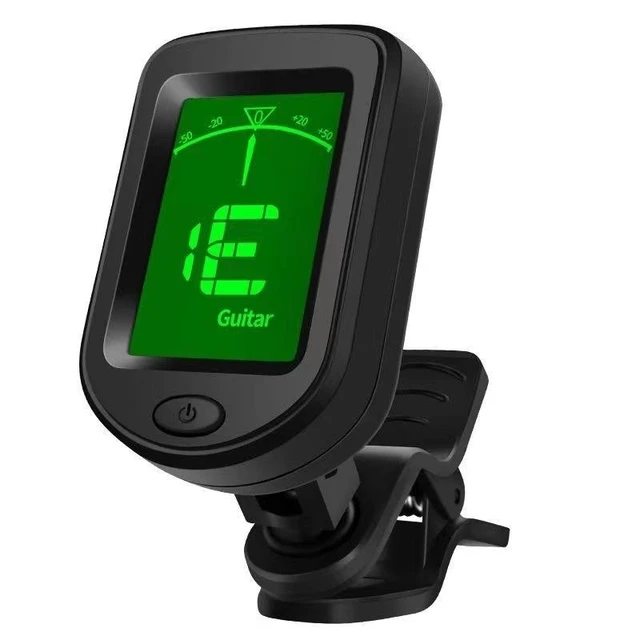 Alt view image 7 of 7 - Multifunctional Musical Instrument Tuner Digital Tuning Device for Acoustic and Classical Guitar Violin Guzheng Pipa Erhu and Traditional Chinese Instruments 12-Tone Equal Temperament