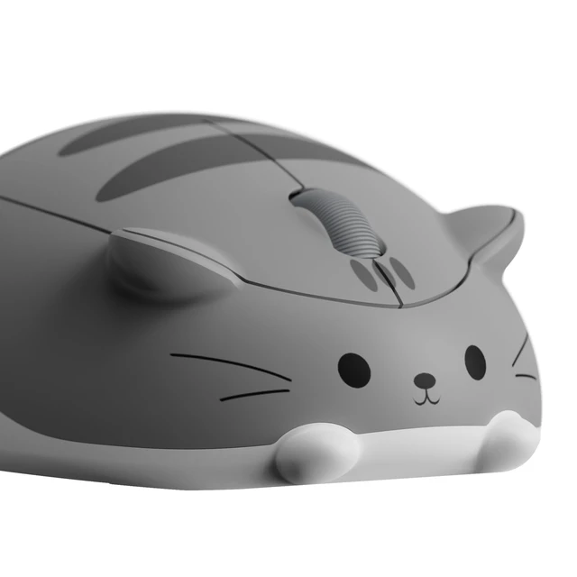 Alt view image 7 of 7 - Mimo Wireless Gaming Mouse Tri-Mode BT3.0/BT5.0/2.4G Optical Cordless Computer Mouse with 2.4G USB Receiver Ergonomic Design Plug and Play Multi-Device for Mac/Win PC Laptop MacBook iPad Gray