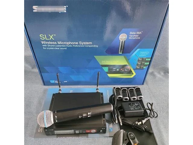 Alt view image 3 of 5 - SLX4 One-to-One Wireless Microphone AI Noise Reduction Low-Latency Stable Transmission Anti-Wind Vocal Mic for Singing Live Streaming and Recording British Standard or American Standard Plug