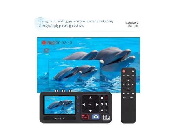Alt view image 2 of 3 - UR230A Video Recording Box AV Signal Conversion Box for Video Tape to MP4 Conversion Video Tape Recording Converter for MP4 Video Recording and AV Signal Video Conversion