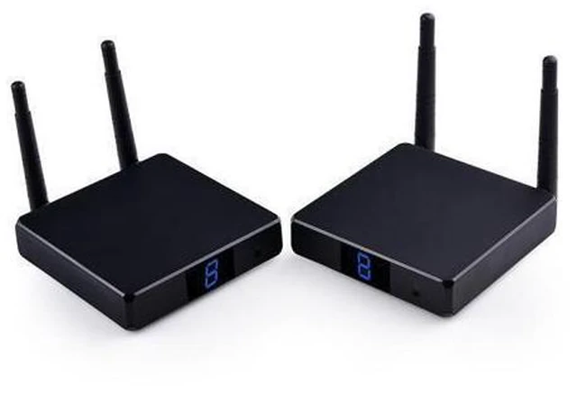 Main image of FHD686 Wireless HDMI Transmitter Receiver Set Full HD 1080P 3D Audio Video Sender 5-5.8GHz Display Extender with Infrared Remote Control Wireless Screen Mirroring No Cable Connection for Remote TV