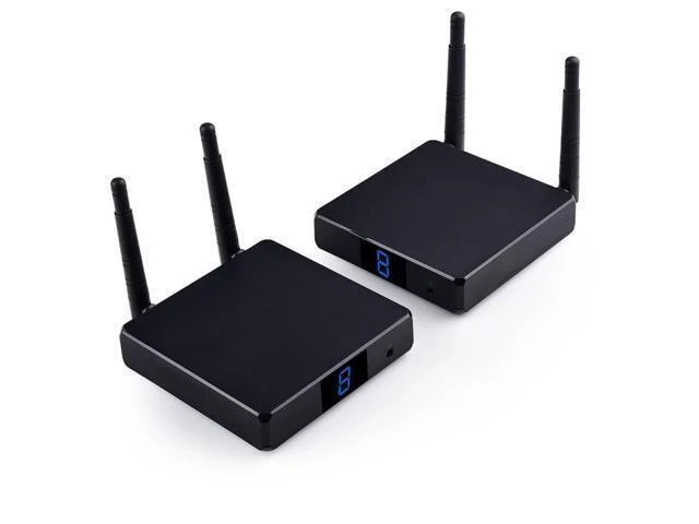 Alt view image 2 of 7 - FHD686 Wireless HDMI Transmitter Receiver Set Full HD 1080P 3D Audio Video Sender 5-5.8GHz Display Extender with Infrared Remote Control Wireless Screen Mirroring No Cable Connection for Remote TV