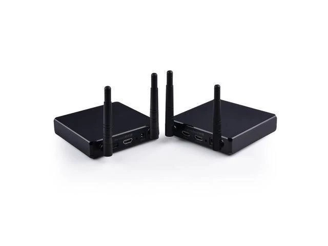 Alt view image 3 of 7 - FHD686 Wireless HDMI Transmitter Receiver Set Full HD 1080P 3D Audio Video Sender 5-5.8GHz Display Extender with Infrared Remote Control Wireless Screen Mirroring No Cable Connection for Remote TV