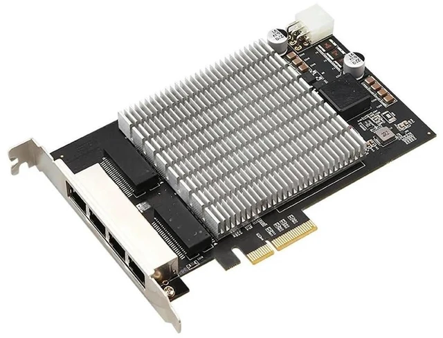 Main image of 2.5G Gigabit 4-Port PoE PCIe x4 Expansion Card PCI-E Industrial-Grade Interface Adapter with i226 Chip for PC Desktop Storage Devices