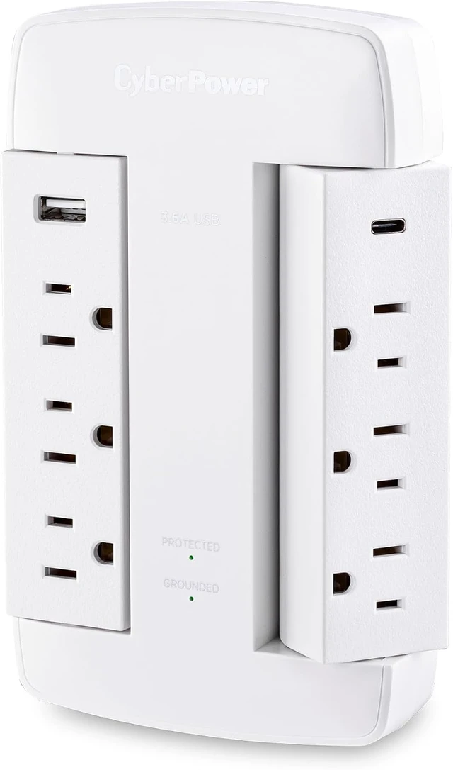 Alt view image 2 of 7 - CSP600WSURC5 Professional Surge Protector