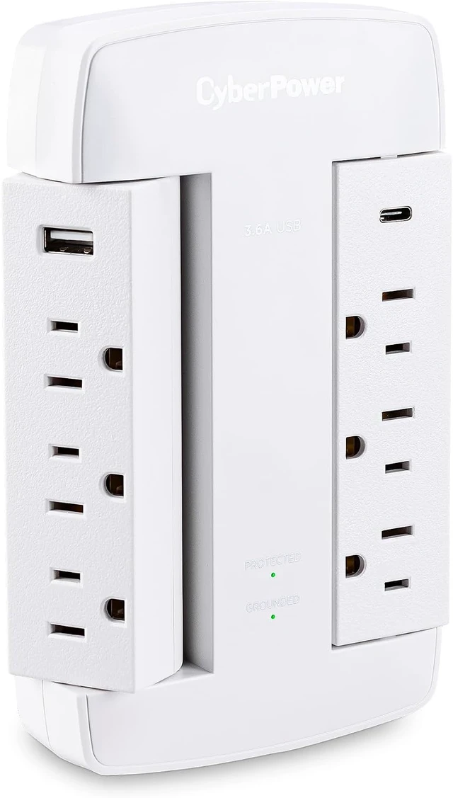Alt view image 3 of 7 - CSP600WSURC5 Professional Surge Protector