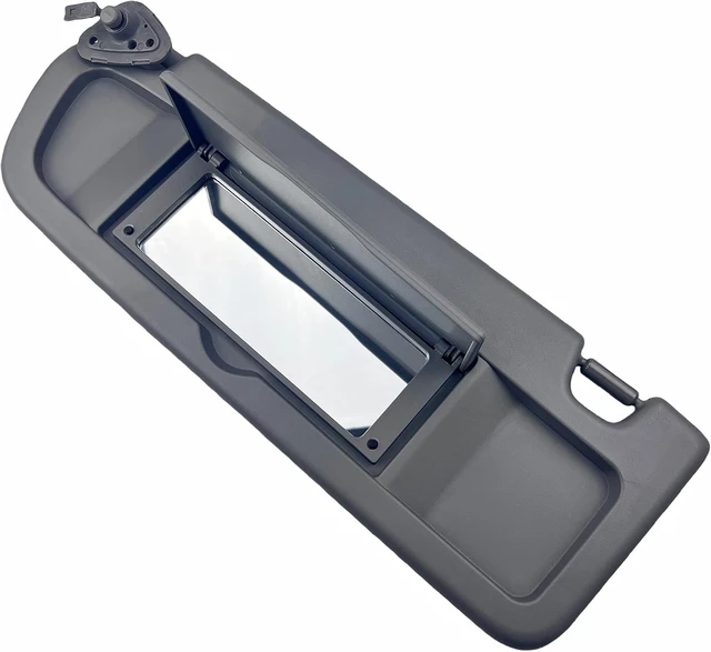 Alt view image 5 of 6 - Pair of Left and Right Sun Visors with Clips and Screws for Honda Civic 2006 2007 2008 2009 2010 2011 Interior Sun Visor Replacement (Dark Gray)
