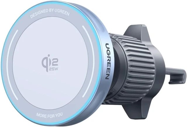 Main image of MagFlow 25W Qi2.2 MagSafe Compatible Wireless Car Charger