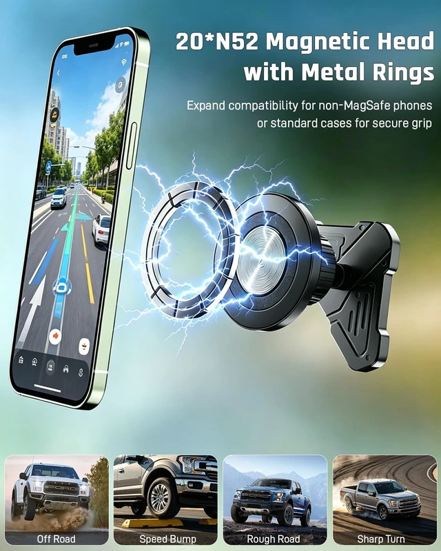 Alt view image 2 of 7 - Car Vent Phone Holder for Ford F150 2015-2020 & Super Duty 2017-2021