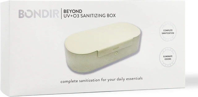 Alt view image 6 of 7 - Beyond UV+O3 Sanitizer Box and Universal Charger UV and Ozone Disinfector for Phone, Mask, Makeup Brush, Nail Tool (Almond Oil)