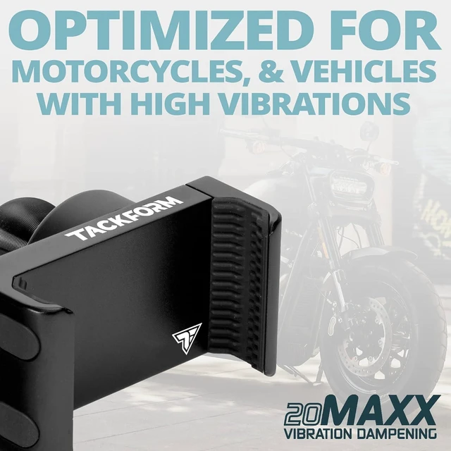 Alt view image 3 of 7 - Enduro 20MAXX Vibe Phone Holder - Vibration Dampening - Spring Tension Optimized for Motorcycle and SXS Harsh Off Road Terrain