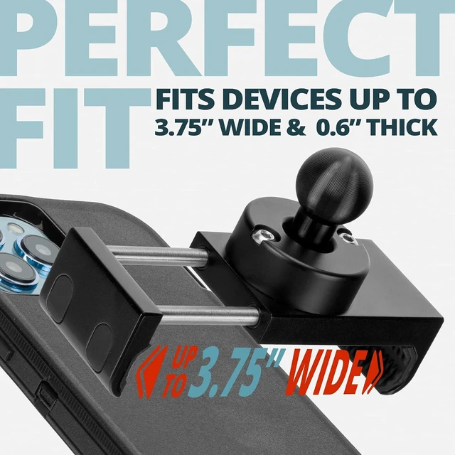 Alt view image 4 of 7 - Enduro 20MAXX Vibe Phone Holder - Vibration Dampening - Spring Tension Optimized for Motorcycle and SXS Harsh Off Road Terrain