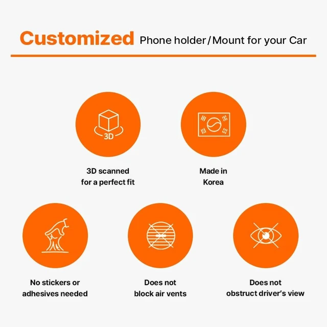 Alt view image 5 of 7 - Car Phone Holder for Hyundai Palisade 2023, 2024, 2025 Custom-Fit Mount for Seamless Display Integration, Interior Accessories for Navigation Use, Stable Driving View