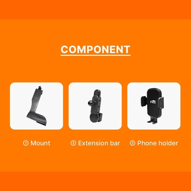 Alt view image 6 of 7 - Car Phone Holder for Hyundai Palisade 2023, 2024, 2025 Custom-Fit Mount for Seamless Display Integration, Interior Accessories for Navigation Use, Stable Driving View