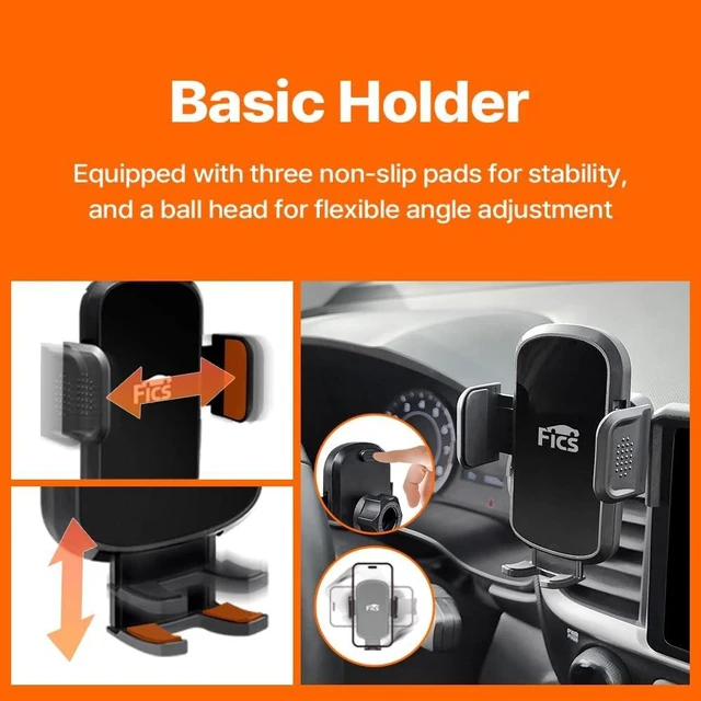 Alt view image 6 of 7 - Car Phone Holder for Ford Explorer 20202024 (6th Gen) Custom-Fit Center Display Mount for 8-Inch Screen Only, No Adhesive Installation