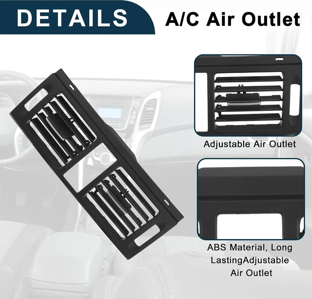 Alt view image 4 of 7 - Center Dash A/C Outlet for Mercedes-Benz C300 Durable