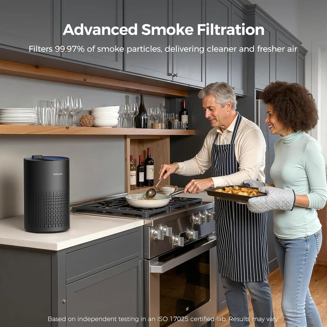 Alt view image 6 of 7 - Air Purifiers for Home, PX500 Black with Fragrance Sponge