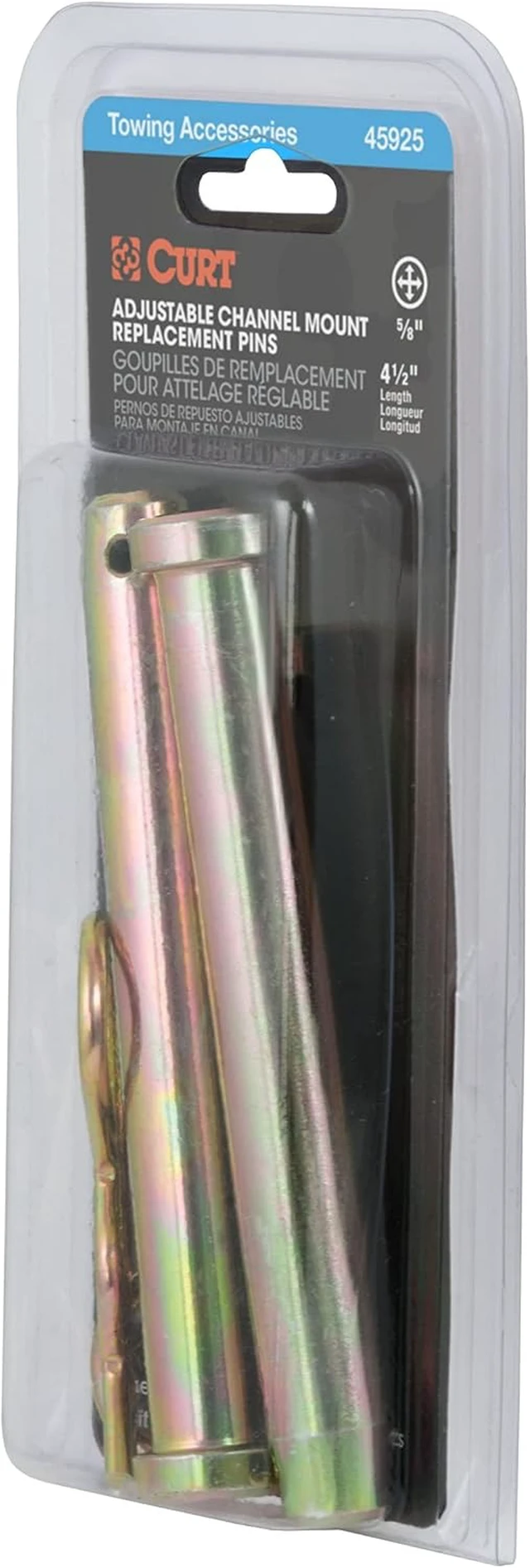 Alt view image 2 of 2 - 45925 Replacement Pins & Clips for Adjustable Trailer Hitch Ball Mount